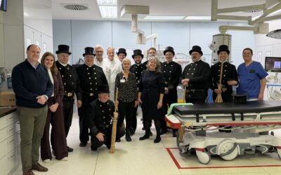 Schornsteinfeger bringen Glück in die Klinik